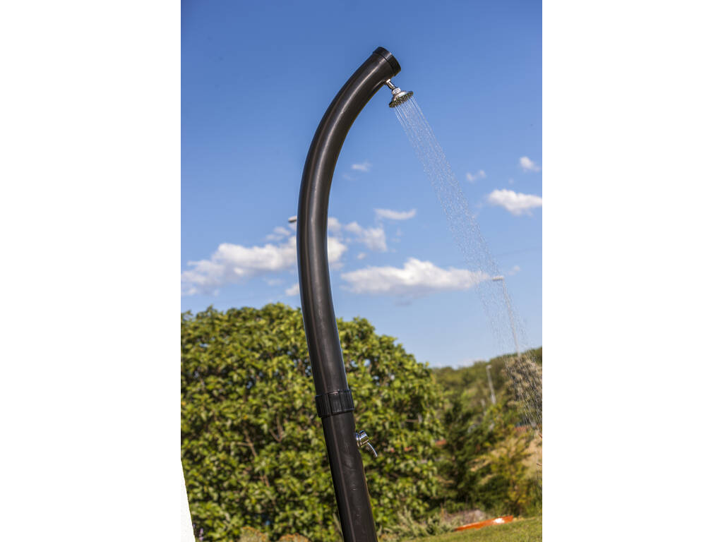 Doccia solare in PVC curvo 22 L Gre AR1022P