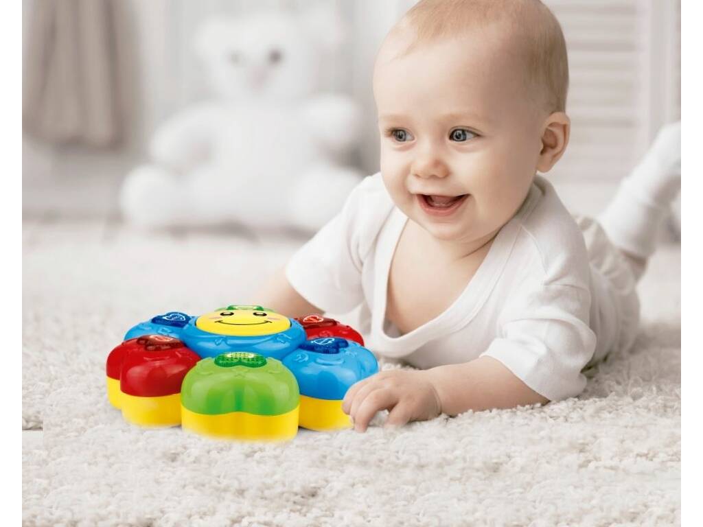 Fiore musicale per bambini luci e suoni