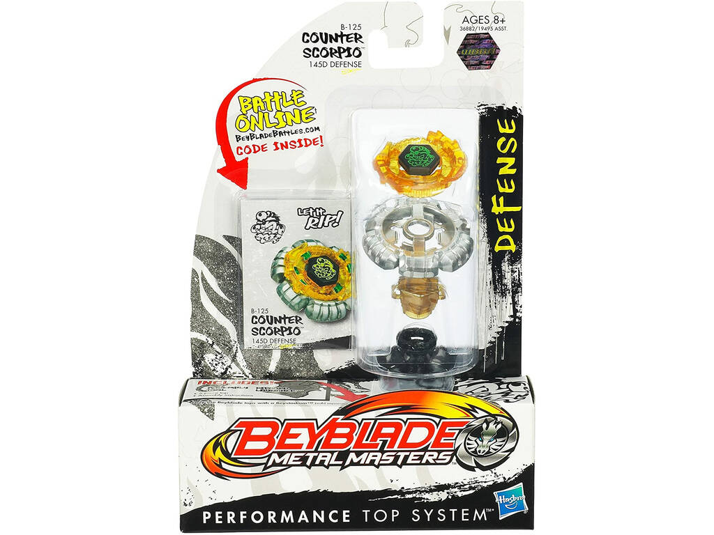 Beyblade Metal Masters Metal Masters Pack Boulder et Launcher Hasbro 581893