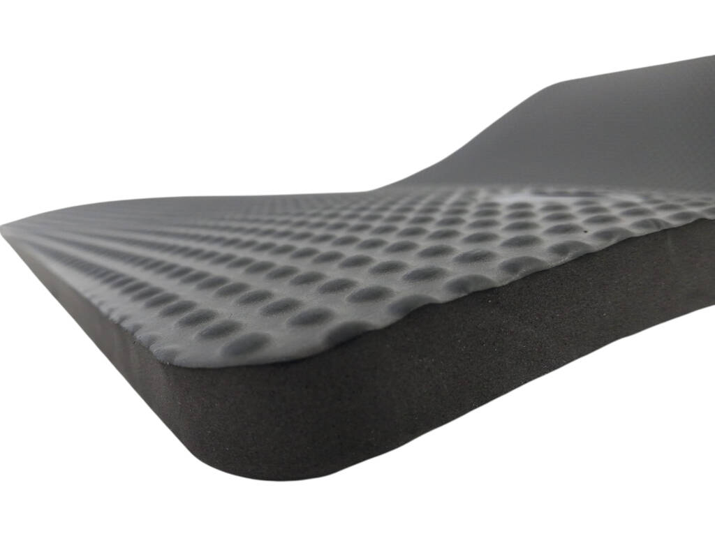 Tappetino nero antibatterico Palestra 600x1800x14 mm. Durezza 35°.