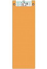 Tapis de gymnastique antibactérien jaune 600x1800x14 mm. Dureté 35°.