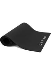 Tapis de yoga noir 600x1800x6 mm. Dureté 25°.
