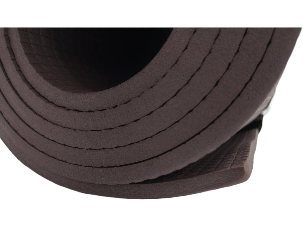 Tapis d'exercice de base brun 600x1730x6 mm. Dureté 45°.