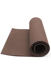 Tapis d'exercice de base brun 600x1730x6 mm. Dureté 45°.