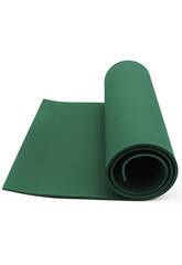 Tapis d'exercice vert Basic 600x1730x6 mm. Dureté 45°.