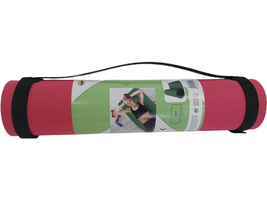 Tapis d'exercice Basic rose 600x1730x6 mm. Dureté 45°.