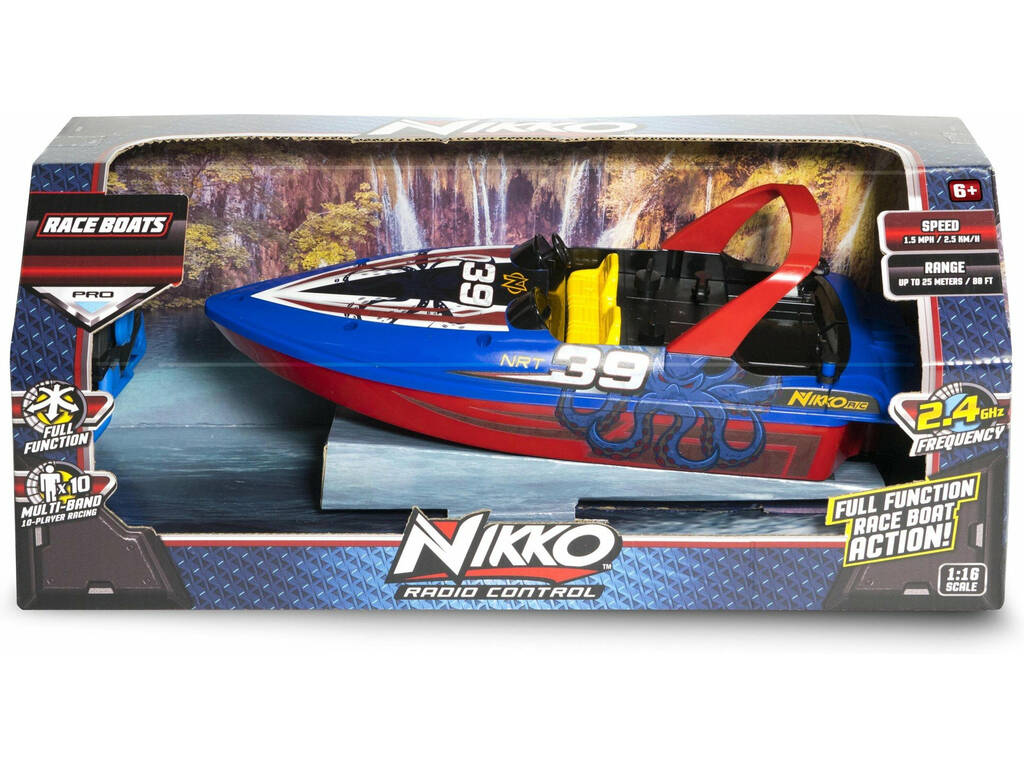 Radiocomando 1:16 Race Boats Octo Blue Nikko 10172