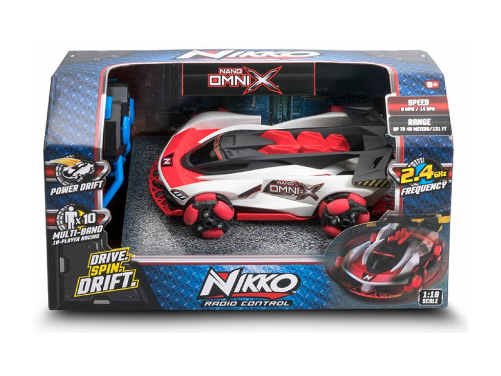 Radio Control Nano Omni X Galactic Red Nikko 10201