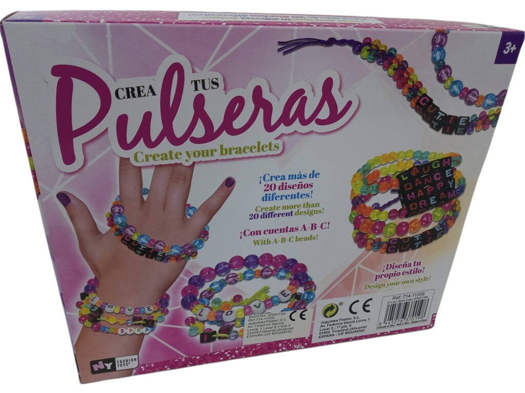 Set Crea i tuoi braccialetti con Lettere