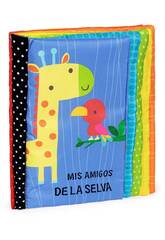 Kinderstoffbuch Meine Freunde aus dem Dschungel