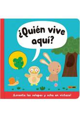 Livre pour enfants avec rabats Qui vit ici ? 