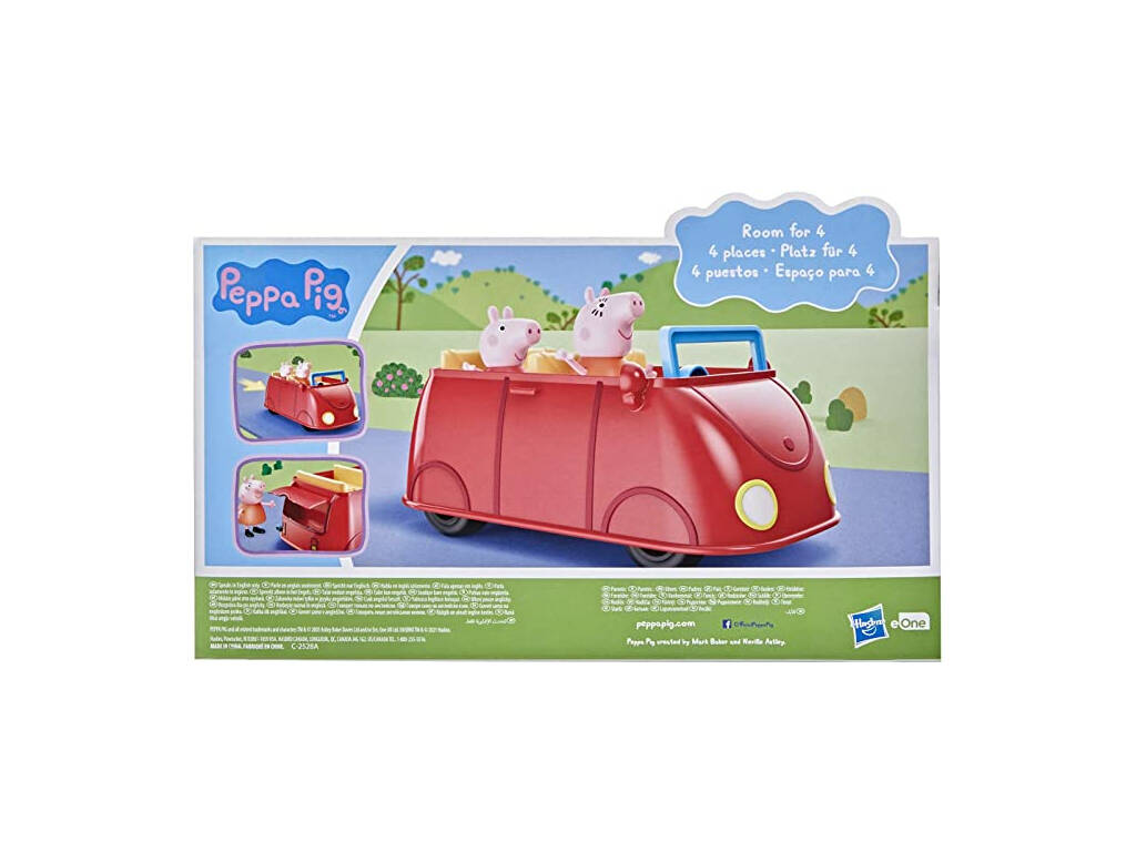 Peppa Pig La Voiture Rouge De La Famille De Peppa Hasbro F21845L0