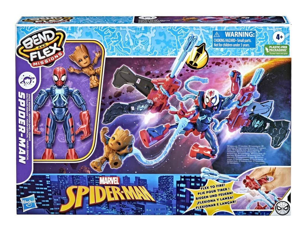 Spiderman Bend And Flex Pack Missione Spazio Hasbro F3739