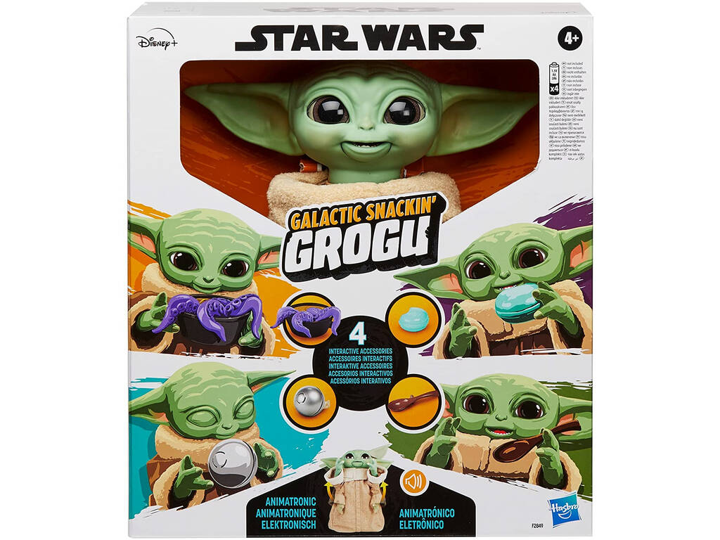Star Wars The Mandalorian Galactic Snackin' Grogu Hasbro F2849