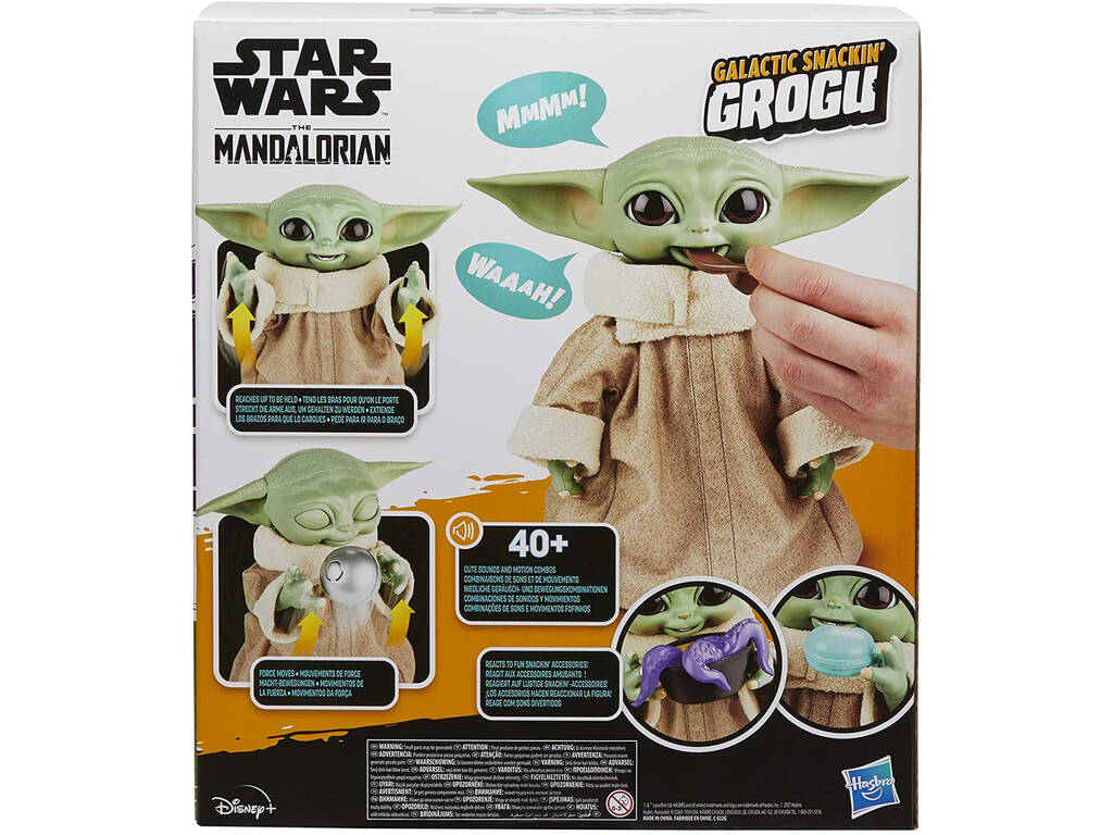 Star Wars The Mandalorian Galactic Snackin' Grogu Hasbro F2849