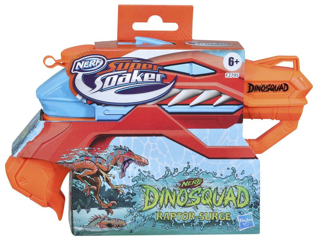 Nerf Super Soaker Dinosquad Raptor Surge Hasbro F2795