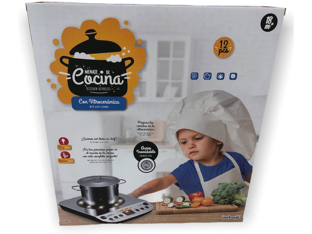 Utensili da cucina 12 pezzi in acciaio inossidabile con Vetroceramica 