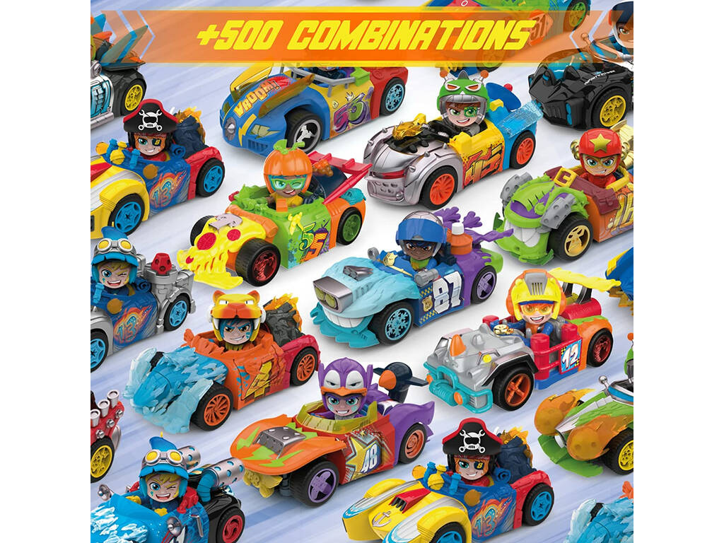 T-Racers Fire & Ice Series pack Figura e Auto sorpresa Magic Box PTR3D208IN00
