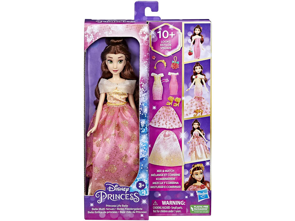 Princesas Disney Muñeca Bella Estilos de Princesa Hasbro F4625