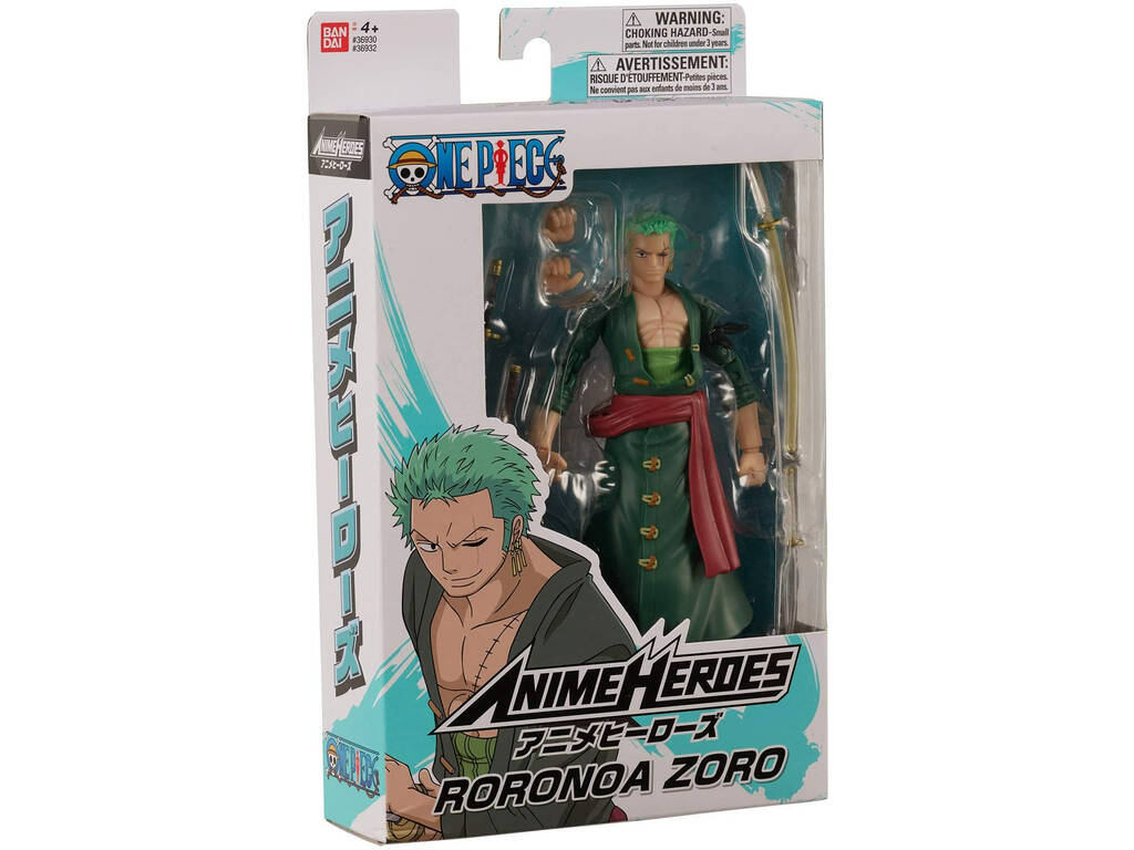 One Piece Anime Heroes Figura Roronoa Zoro Bandai 36932