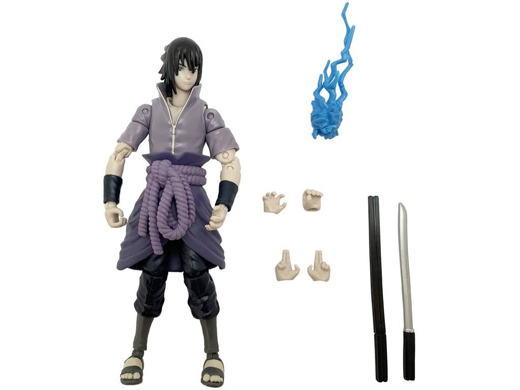 Naruto Figurine Animé Heroes Uchiha Sasuke Bandai 36902