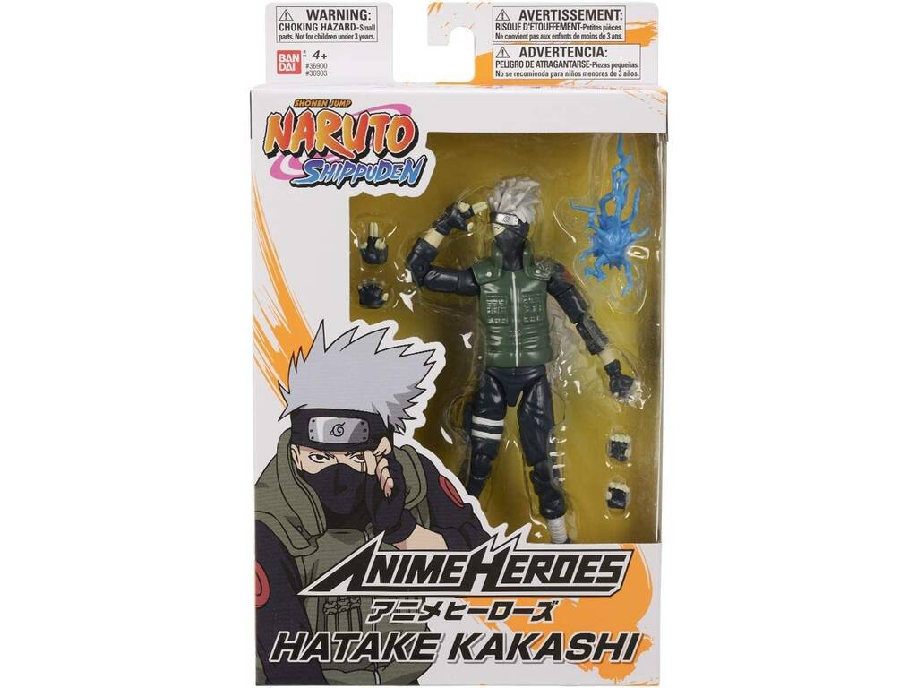 Naruto Figurine Animé Heroes Hatake Kakashi Bandai 36903