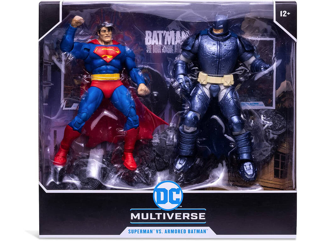 DC Multiverse Superman Vs. Armored Batman The Dark Knight Returns McFarlane Toys TM15457