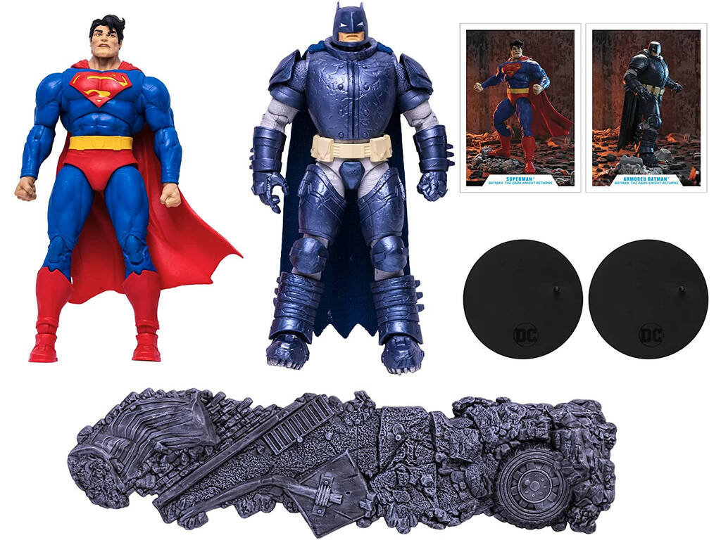 DC Multiverse Superman Vs. Armored Batman The Dark Knight Returns McFarlane Toys TM15457