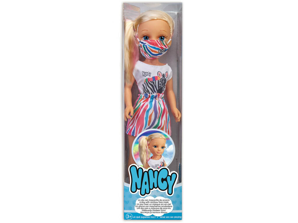 Nancy Un jour avec Masque Arc en Ciel Famosa 700017194