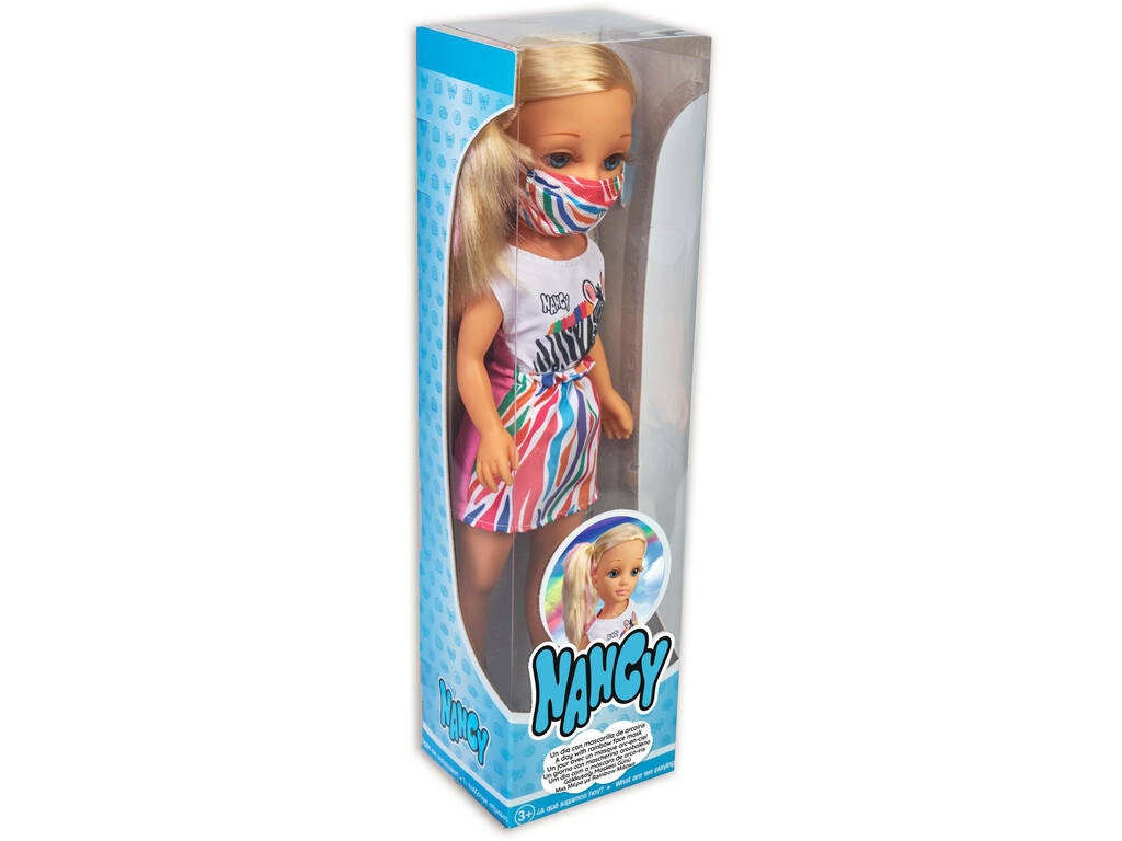 Nancy Un jour avec Masque Arc en Ciel Famosa 700017194