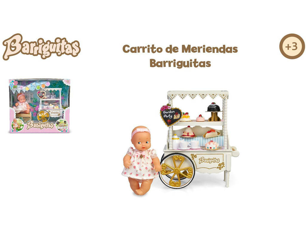 Barriguitas Carrello degli snack Famosa 700017019