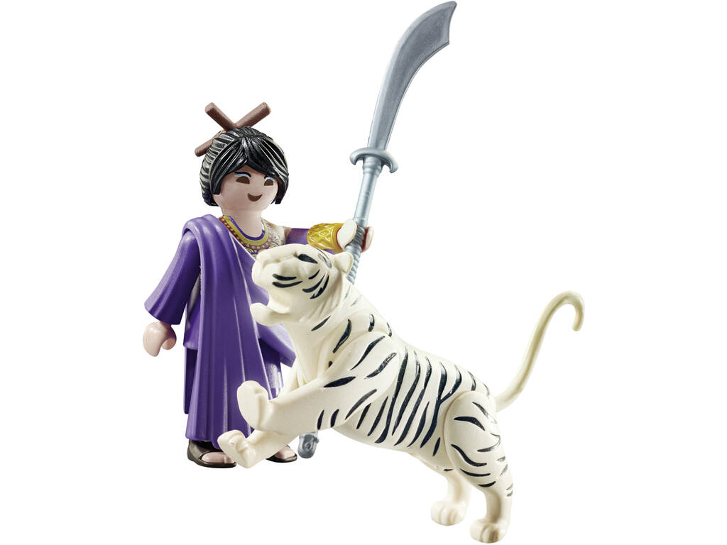 Playmobil - Combattant asiatique avec tigre 70382