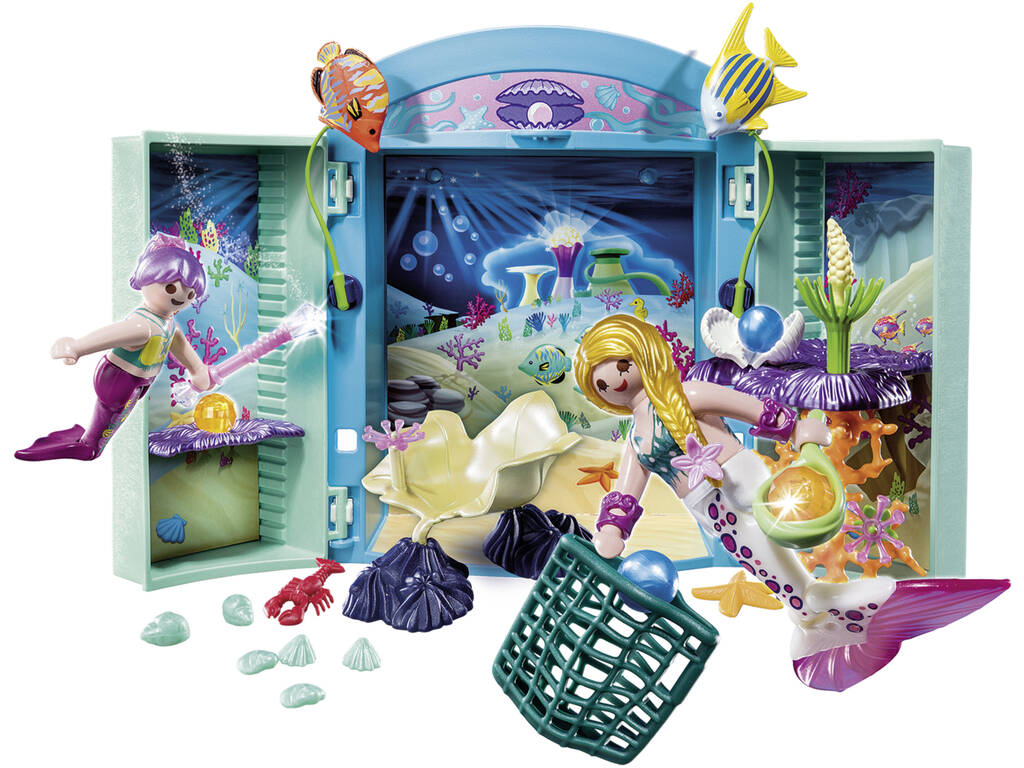 Playmobil Play Box Camera della piccola sirena 70509