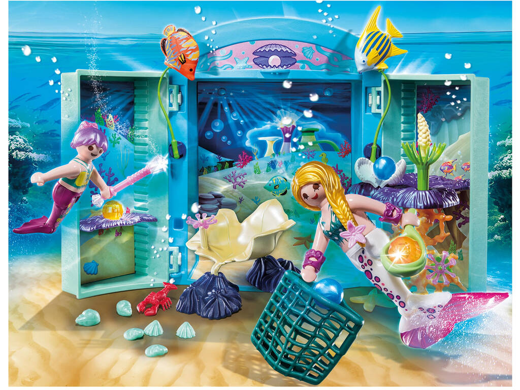 Playmobil Play Box Camera della piccola sirena 70509