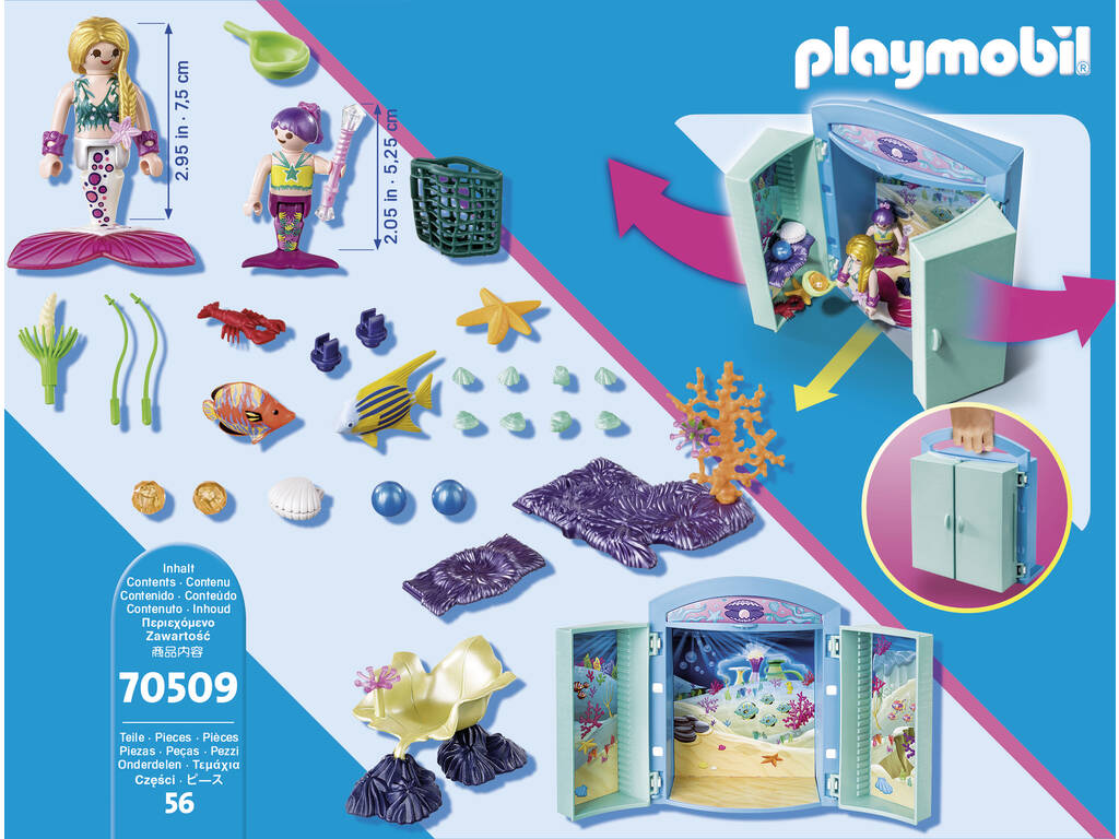 Playmobil Play Box Camera della piccola sirena 70509