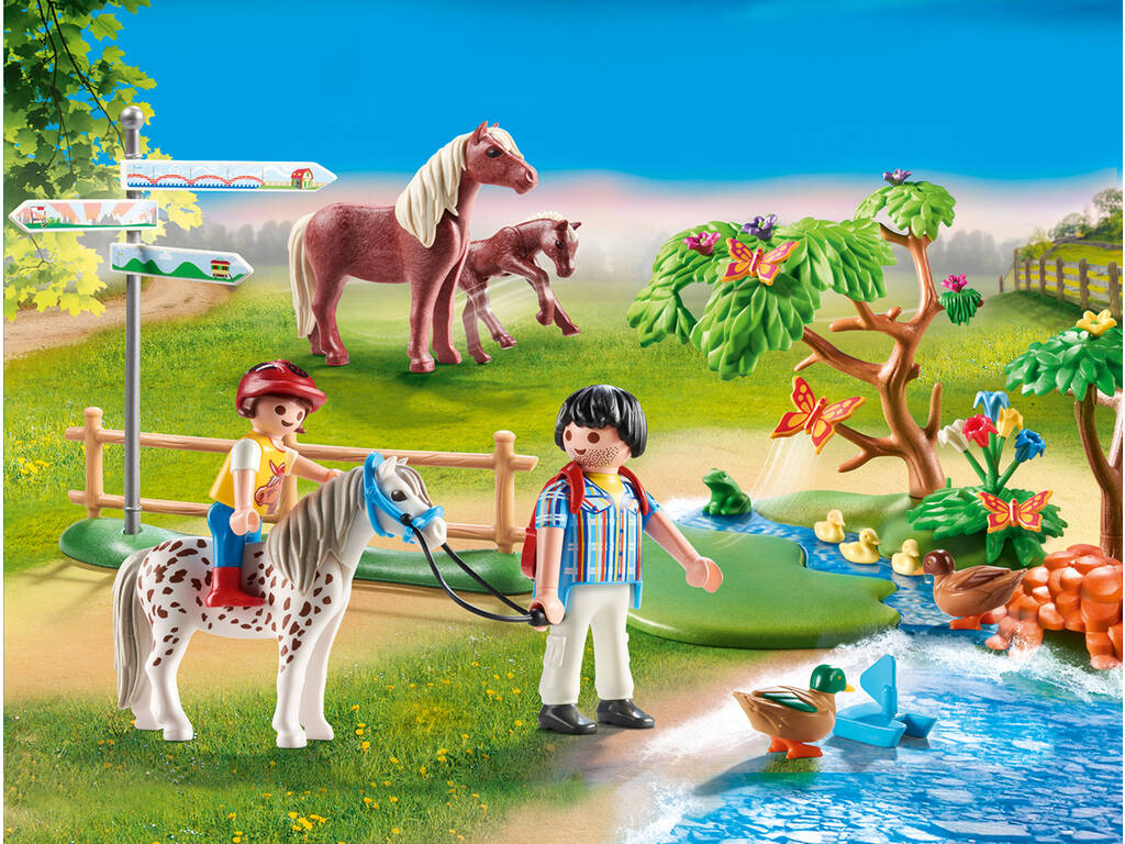 Playmobil Passeggiata con i Pony 70512
