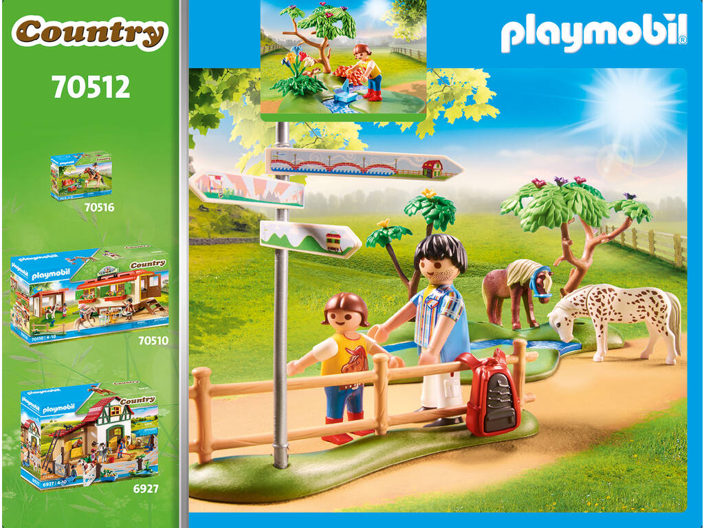 Playmobil Passeggiata con i Pony 70512