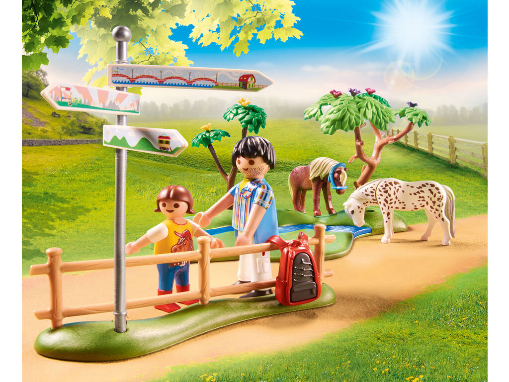 Playmobil Passeggiata con i Pony 70512