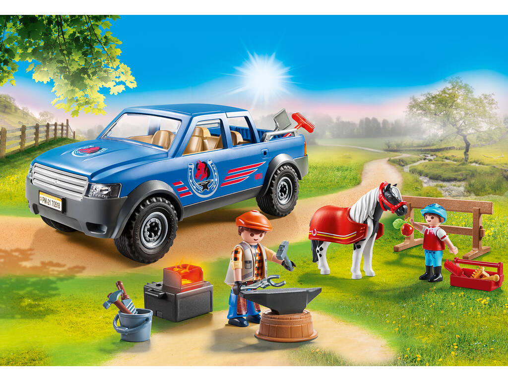 Playmobil Maniscalco Con Pickup 70518