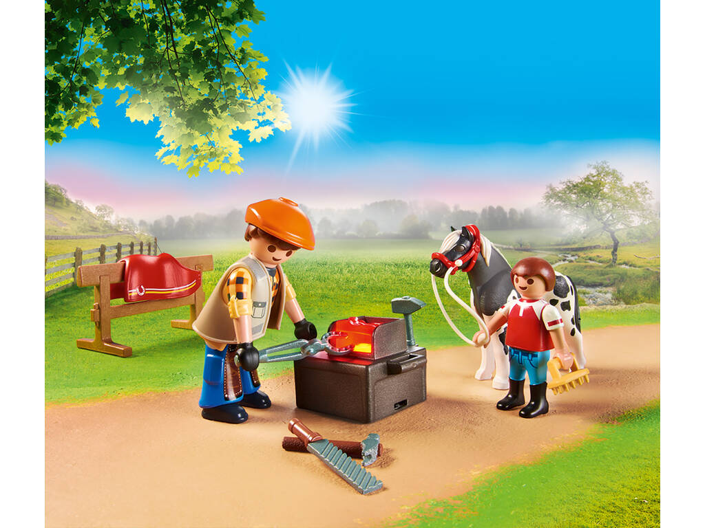 Playmobil Maniscalco Con Pickup 70518