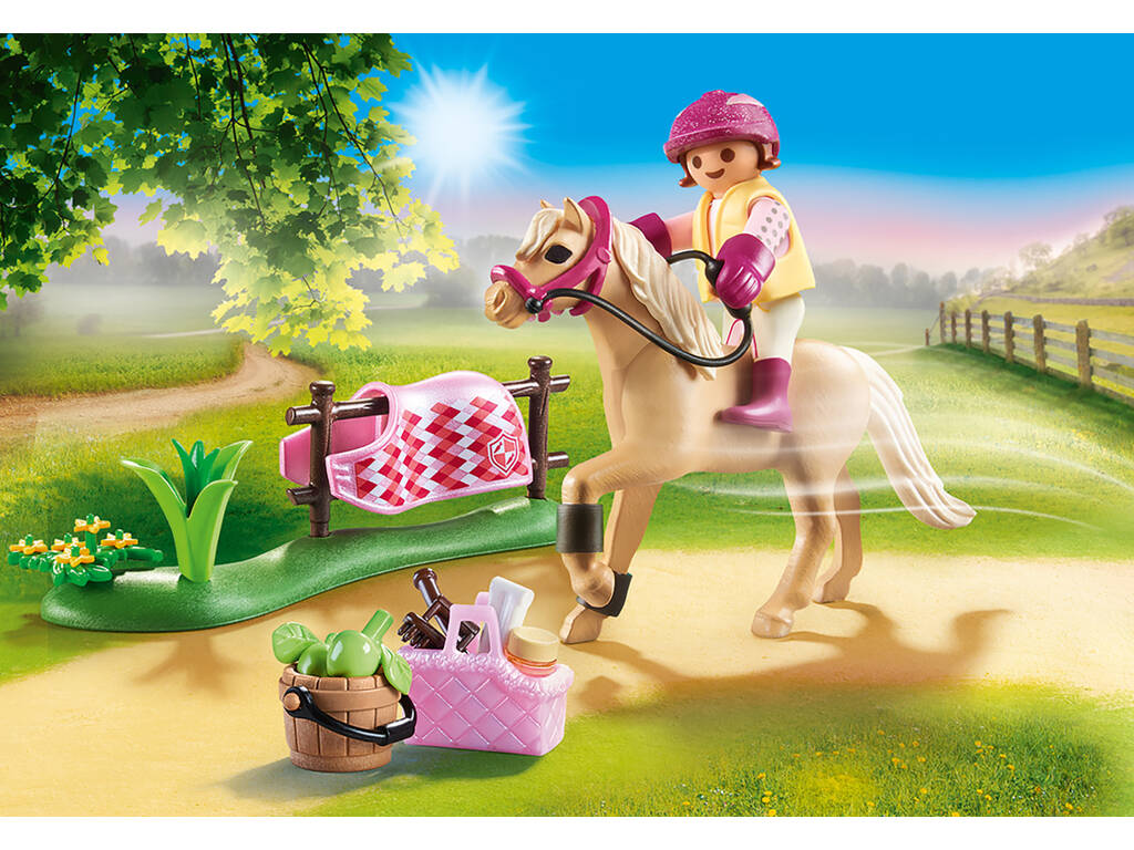 Playmobil Poni Coleccionable Poni de Equitación Alemán 70521