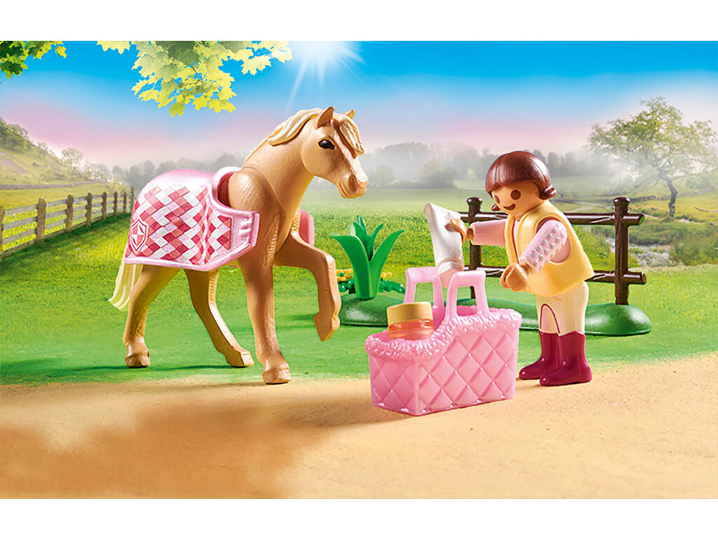 Playmobil Poni Coleccionable Poni de Equitación Alemán 70521