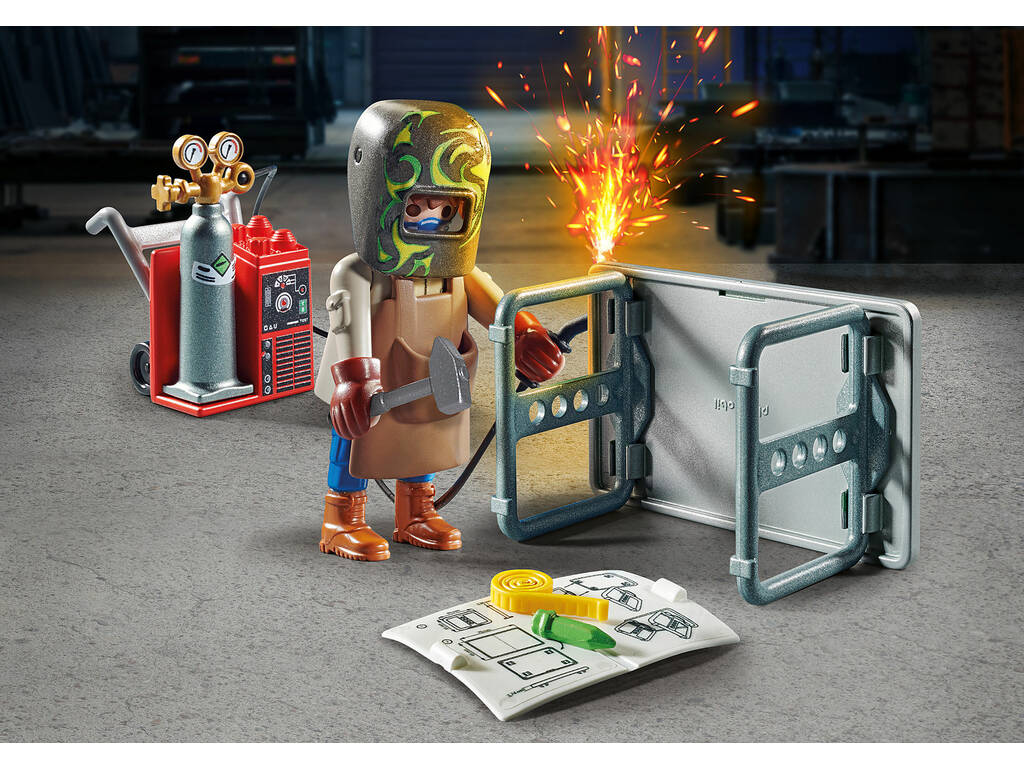 Soudeur Playmobil avec équipement 70597