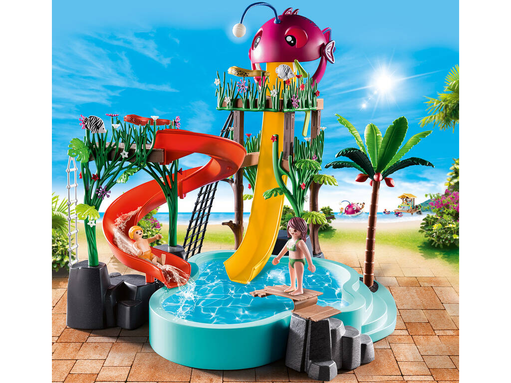 Playmobil Parco acquatico con scivoli 70609