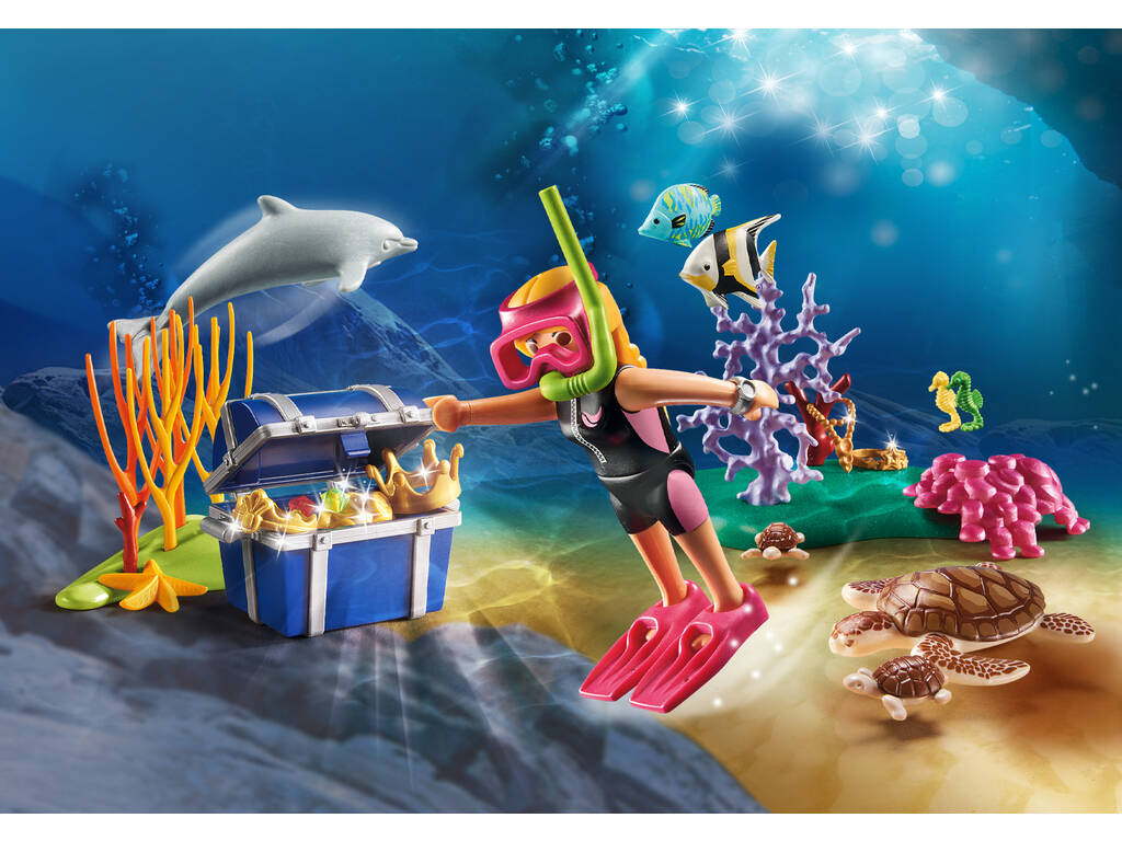 Playmobil Set di regalo subacquea dei tesori 70678