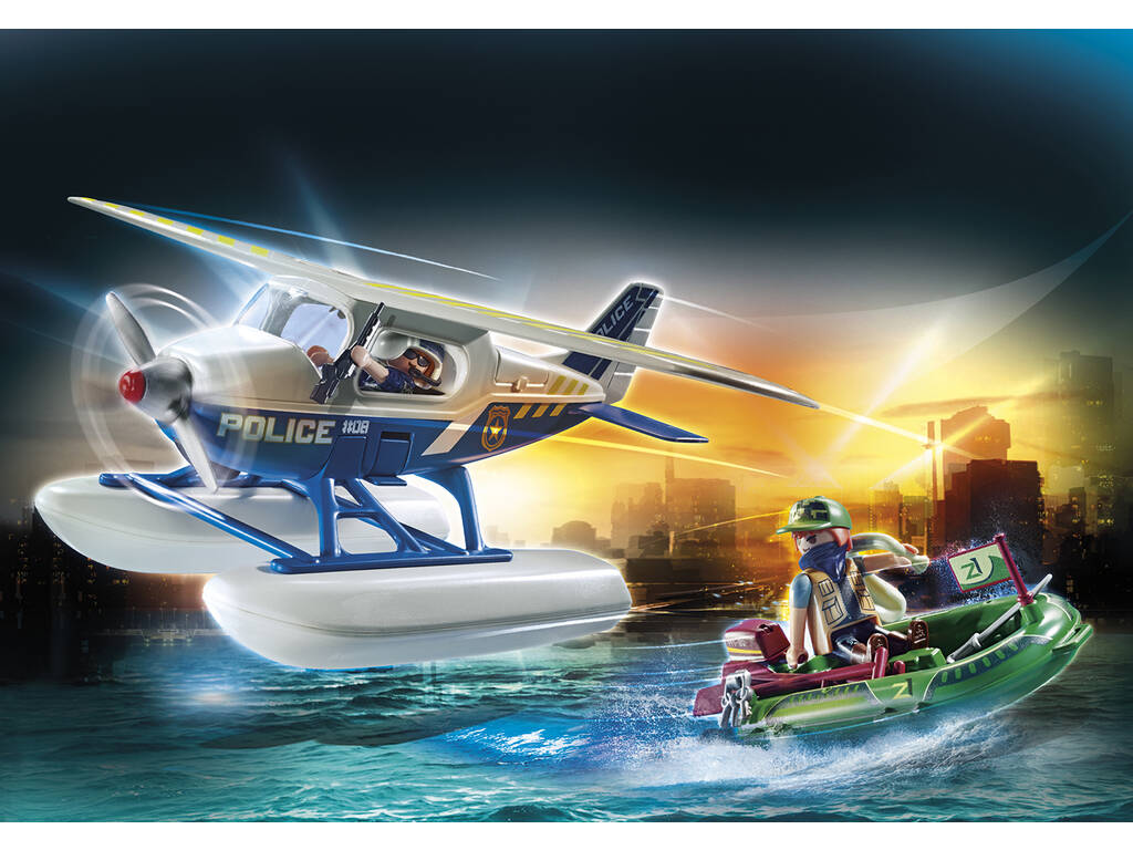 Playmobil Police Seaplane Police Smuggler Pursuit 70779