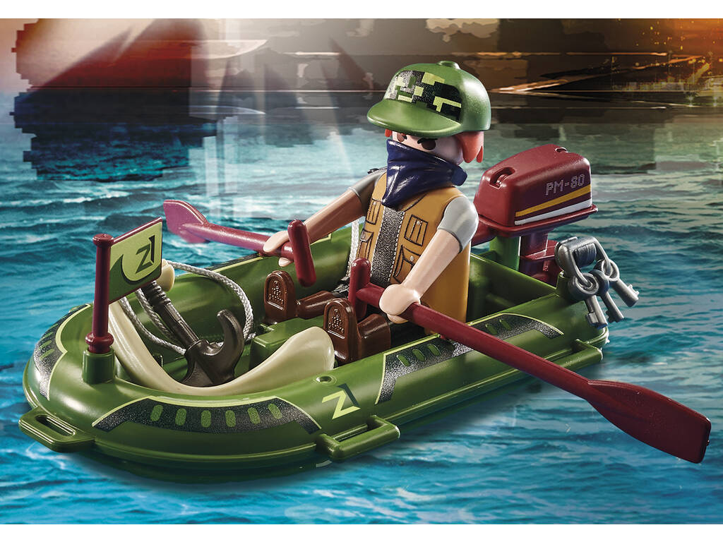 Playmobil Police Seaplane Police Smuggler Pursuit 70779