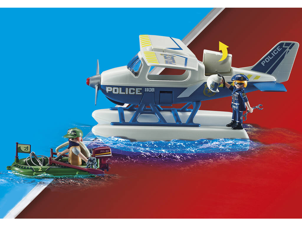 Playmobil Police Seaplane Police Smuggler Pursuit 70779