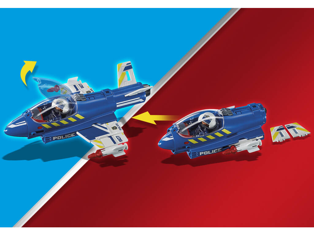 Playmobil - Avion de police - Drone de poursuite 70780