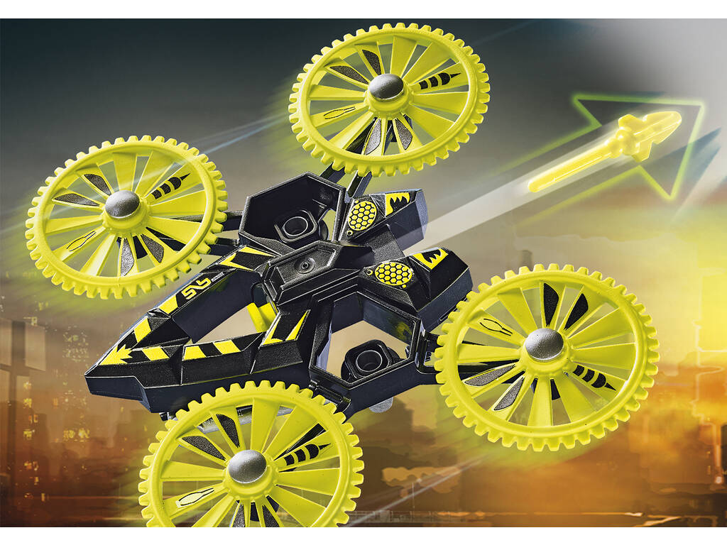 Playmobil - Avion de police - Drone de poursuite 70780